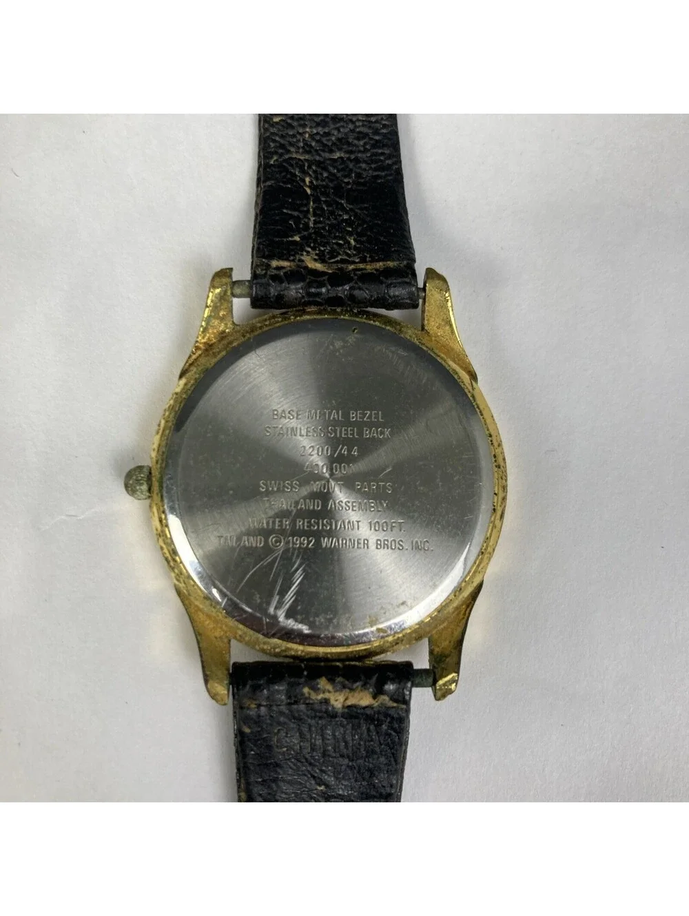 Vintage Armitron Tazmanian Devil Black Band Quartz Watch